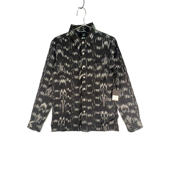 Stussy Other - NWT Stussy Ethnic Woven Black Button Up L/S Shirt Size: S Dead Stock Retail $75.